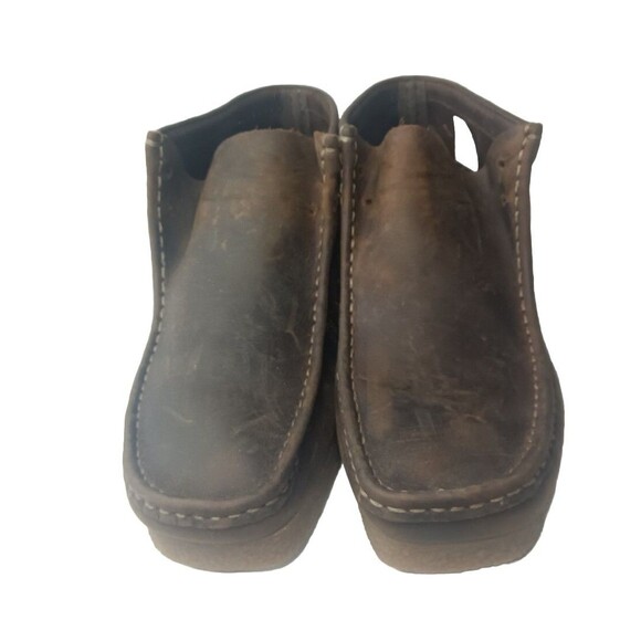Clarks Shacre Chukka Boots Men\'s Size 10.5  Brown Leather main image 11